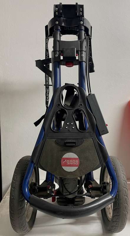 Golf push cart 3-wheel, foldable
