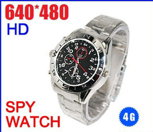 LUXURY New HD Sporty Spy Watch Mini Hidden Camera 4GB