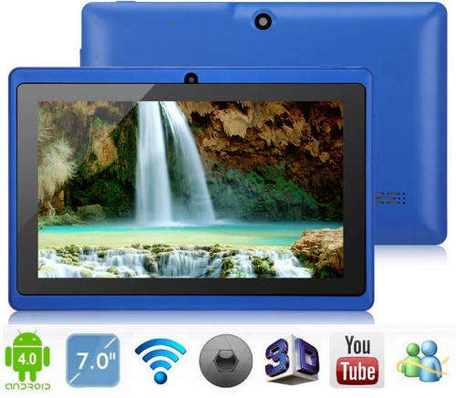Absolute Newest Android 4.0 Tablet PC On The Market Today In Blue - with FREE MEMORY CARD OFFER