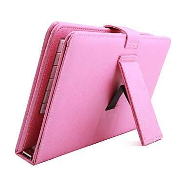 DELUXE Keyboard Case for 7 Inch Android Tablet PC - PRETTY IN PINK