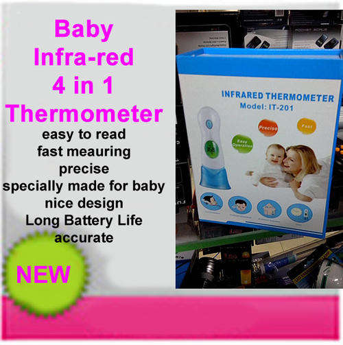 Technically Advanced Infrared 4 in 1 Ear & Forehead Thermometer for Babies