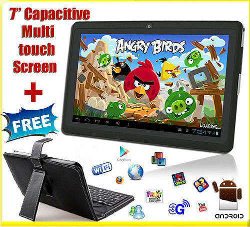 7" Android 4.0 PC Tablet - This Year's Bestselling Model! FREE KEYBOARD COVER!!!