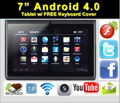 NEWEST 7" Android 4.0 PC Tablet W/ FREE Keyboard Cover