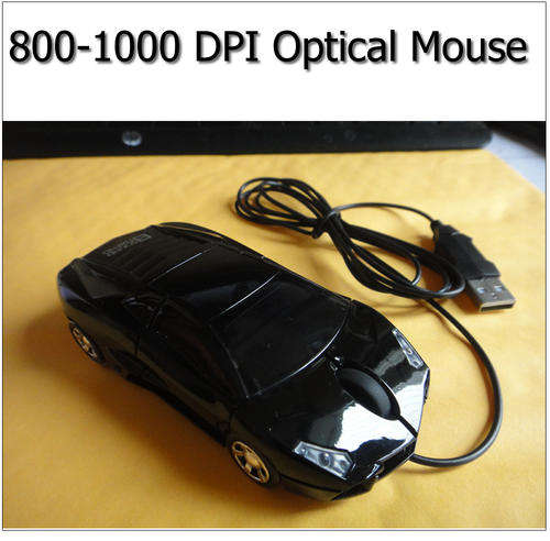 The Hottest USB Wired Sports Car Optical Mouse Gift Sports Car Laptop PC Mouse
