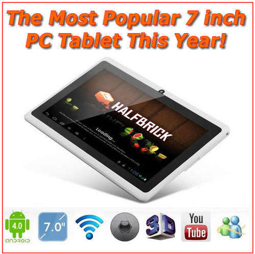 THE MOST POPULAR & NEWEST 7" Android PC Tablet White In The Market Today!