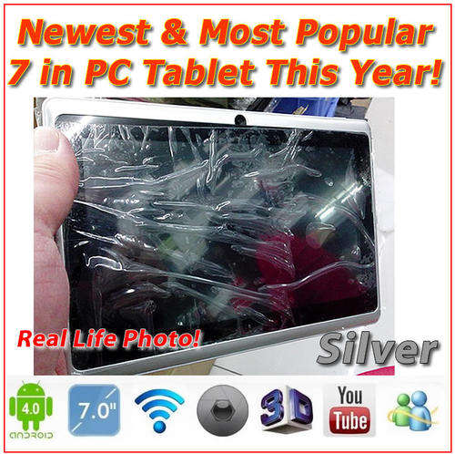 THE NEWEST & THE MOST POPULAR 7 INCH PC Tablet This Year - IN SILVER
