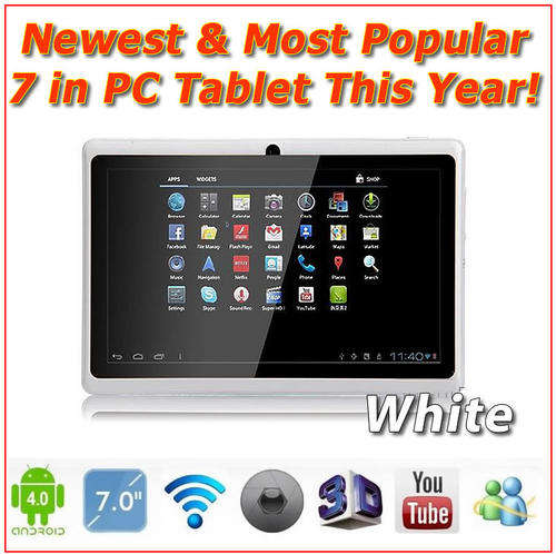 THE NEWEST & THE MOST POPULAR 7 INCH PC Tablet This Year - IN WHITE!