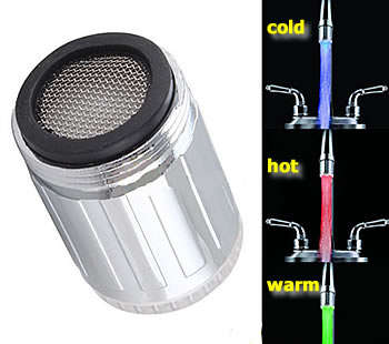 3 Color LED Water Faucet Light