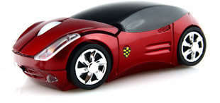 2.4 GHz Optical Wireless Sports Car Mouse