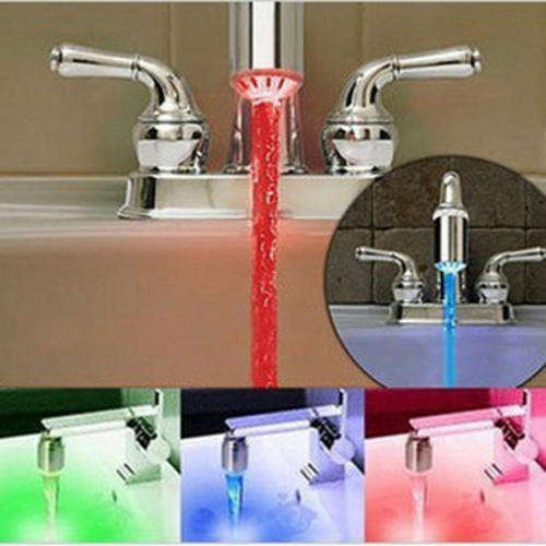 3 Color LED Water Faucet Light