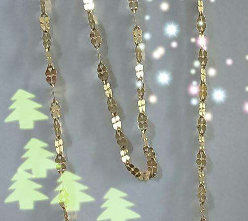 **SOLID 9CT 925FILLED YELLOW GOLD CHAIN**