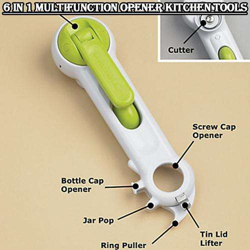 6 Way Bottle / Can / Jar / Tin Opener