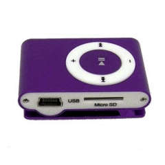 Mini MP3 Player - Purple Colour