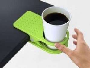 Desk Clip-On Cup, Can Holder