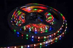 Multi Colour (RBG), 300 LED, 5m Flexible Light Strip Light with 24-Button Remote Controller