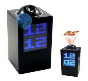 Digital Projector LED Digital Calendar Thermometer Alarm Clock