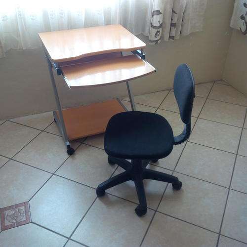 Desk and chair