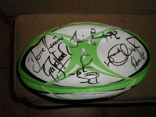 ORIGINAL SIGNED - BLUE BULLS RUGBY BALL