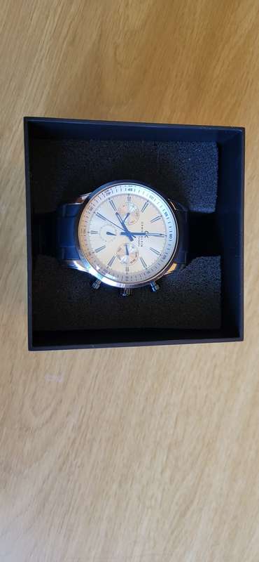 Daniel Klein exclusive navy blue men`s watch