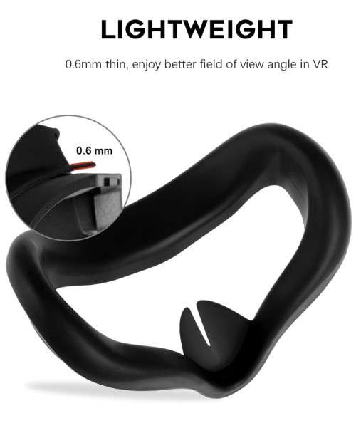 Oculus Quest 2:Anti-Blue Light Lens+VR Lens Dust Cover+ Silicon face Cover + Case