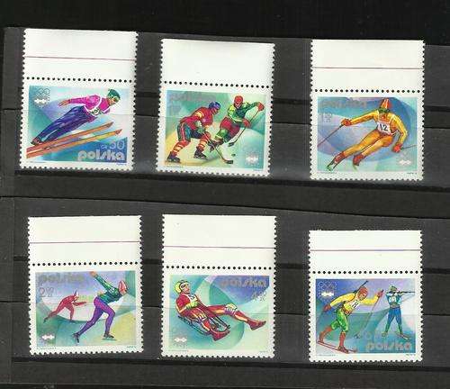 Polska. Group of  6 Sport stamps. MNH