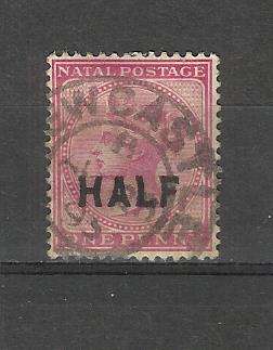 Natal. 1 x Overprinted stamp. Used/hinged