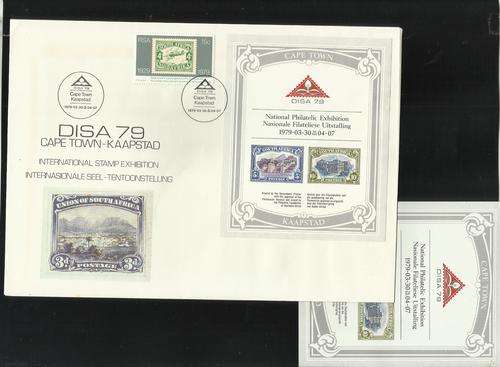 RSA. Big FDC. National Philatlic Exhibition date 1979 at Cape Town. With pamphlet