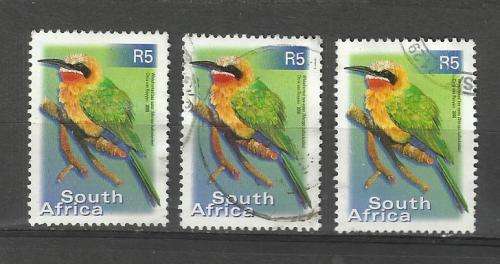 RSA. 3 x R5. Stamps. Mix mint/used not hinged