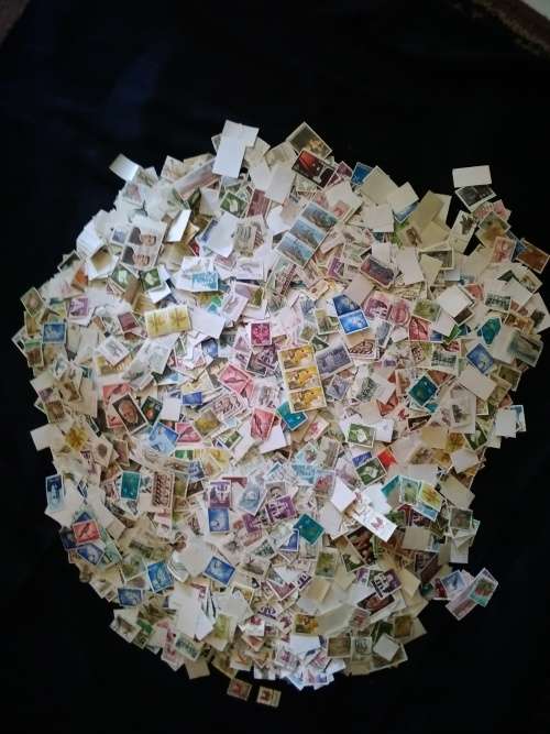 RSA. A mountain of stamps. Off paper. Unchecked. Duplications.