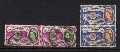 Great Britain. Full set. 2 Pairs. Used/hinged