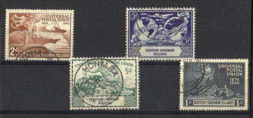 British Solomon Islands. 4 Stamps. Used/hinged