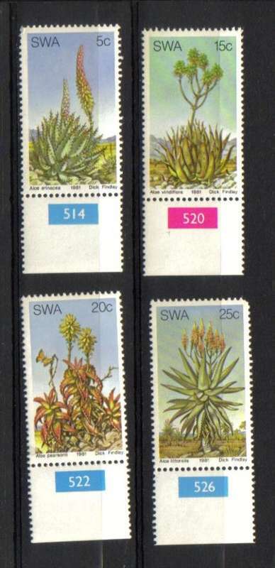 SWA. One full set of 4 stamps. MNH