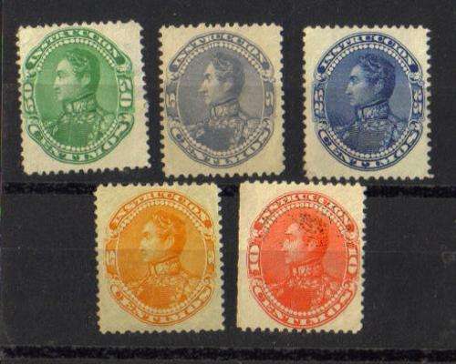 Chile. Set of 5 stamps. MNH