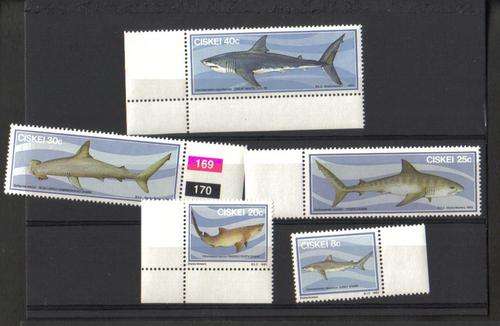 Ciskei. Complete set of 5 Stamps. MNH