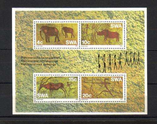 SWA. Miniature sheet. MNH