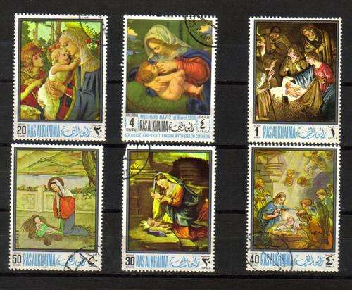 Ras Al Khaima. 6 Stamps. Used some hinged