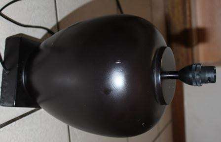 Large modern bedside lamp