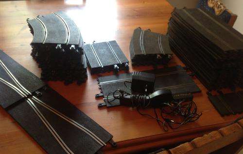 54 Piece Scalextric set + 1 control