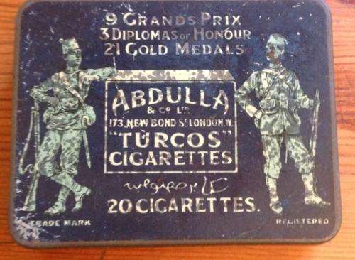 Abdulla & Co Torkos cigarette tin