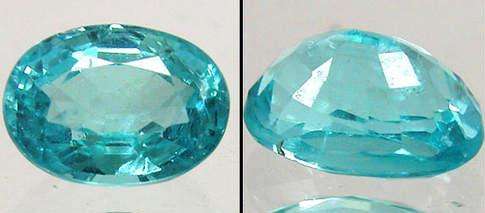 L@@'K - ** MEDIUM PARAIBA BLUE!!! -  1.05 CTS APATITE - UNTREATED**