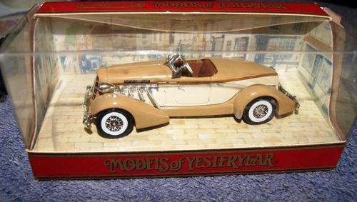 M/BOX Y19 1936 AUBURN SPEEDSTER SUPERCHARGED (EX SHOP STOCK)