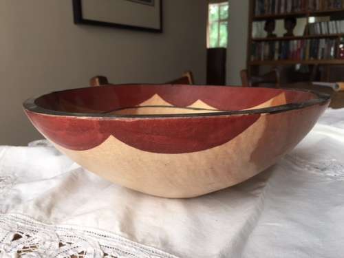 Wooden African bowl