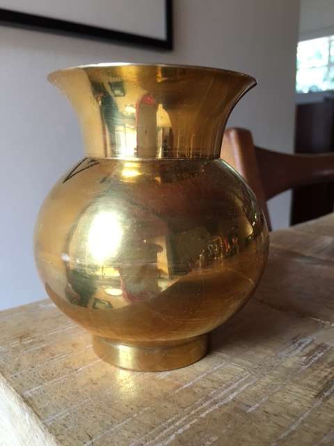 Brass lot of four items - all for one bid