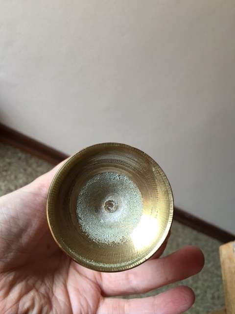 Brass lot of four items - all for one bid