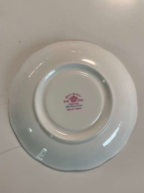 Royal Albert petit point saucer - perfect condition