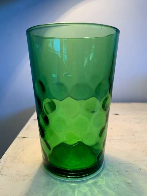 Collection of 6 beautiful coloured drinking glasses