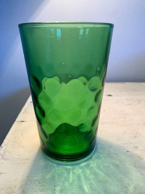 Collection of 6 beautiful coloured drinking glasses