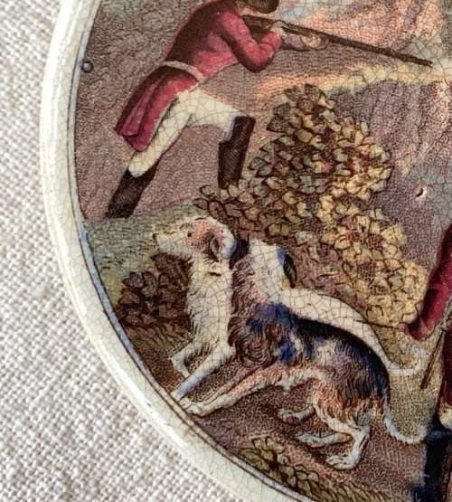 SMALL-SIZE PRATT POT LID OF BEAR HUNTING