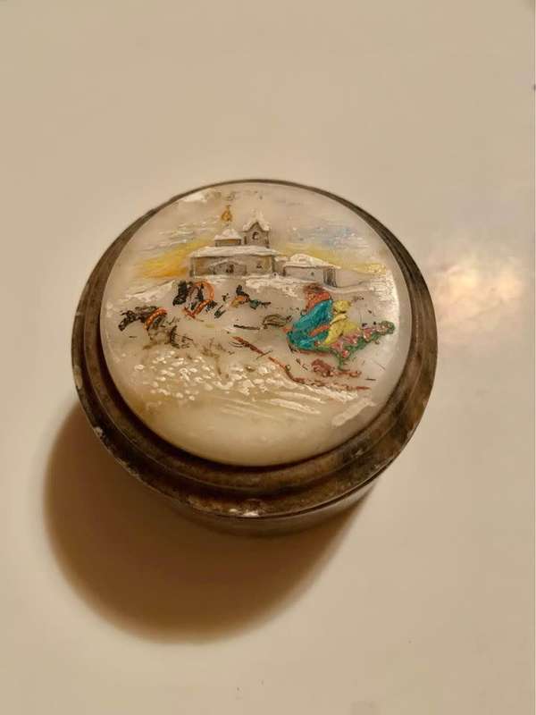 #9 Oriental trinket dish cut from stone