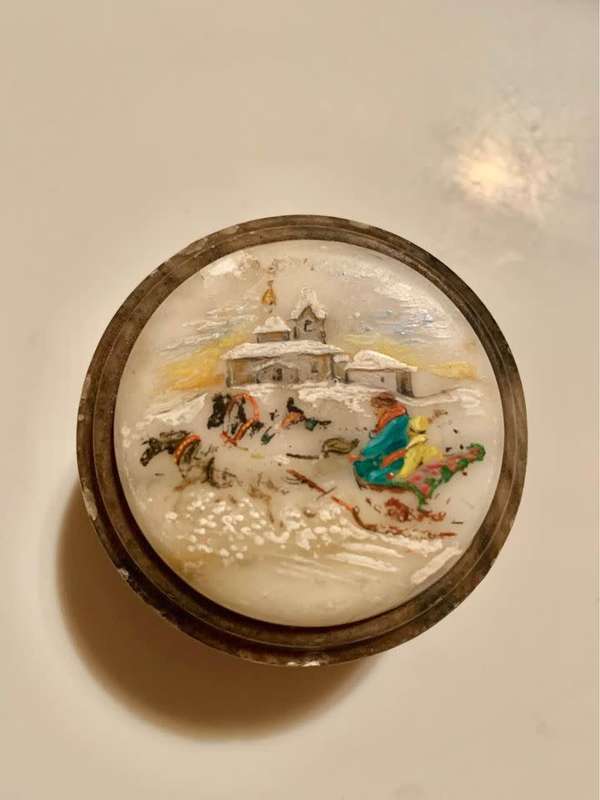 #9 Oriental trinket dish cut from stone